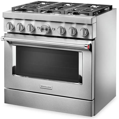commercial style gas range